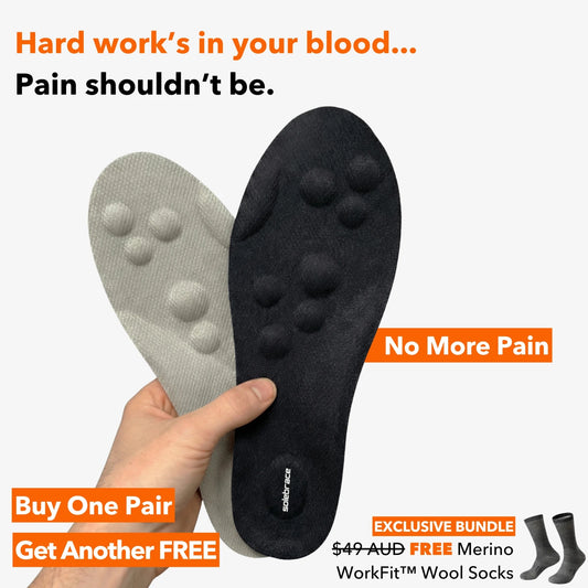 SoleBrace WorkFit™ Insoles - SoleBrace: Plantar Fasciitis Relief & Foot Support